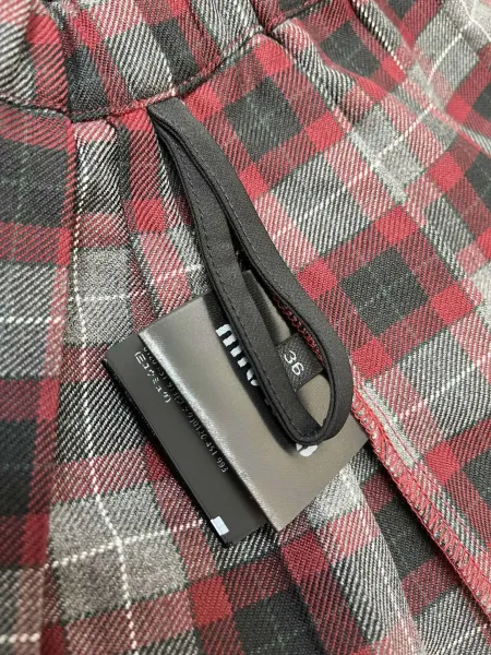 Design Plaid Western Shirt Burgundy Gray Multicolor Shirt Tops Shirt - 26