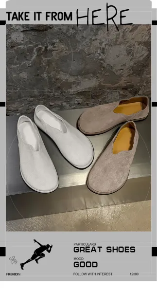 Design Slip-On Loafers White Textured Fabric Casual Shoes - 2