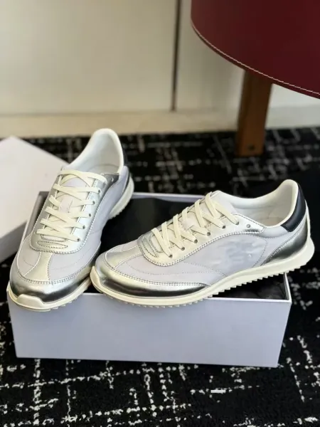 Celine Triomphe Sneakers Yellow and Black Suede Sneakers - 16