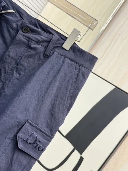 Dior Cargo Shorts Pale Yellow Shorts - 7