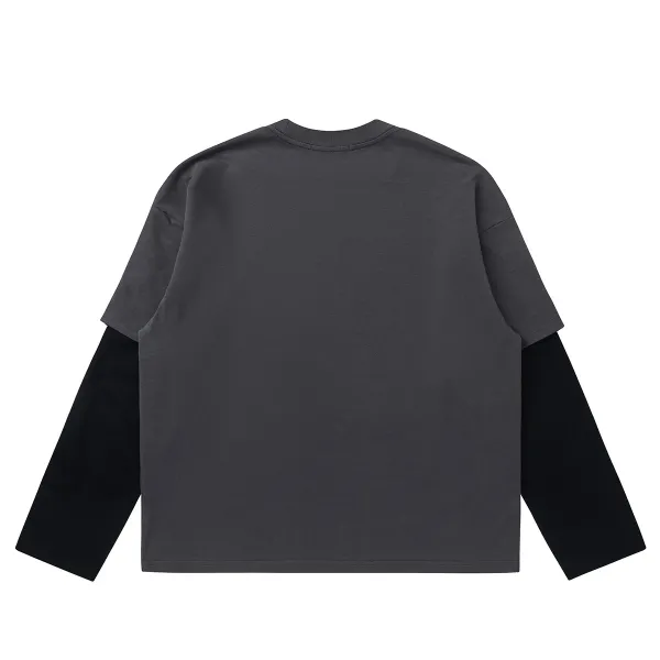 Design NOTSEXX 66 Graphic Long Sleeve T-Shirt White / Black T-Shirts - 11