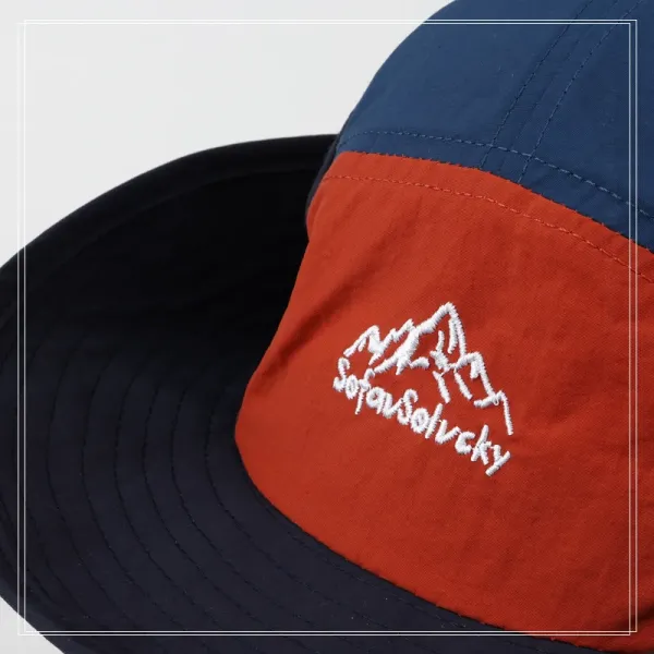 Human Made Bucket Hat Olive Brown Yellow Patchwork - 9