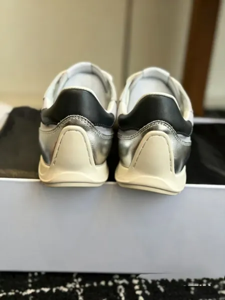 Celine Triomphe Sneakers Yellow and Black Suede Sneakers - 21
