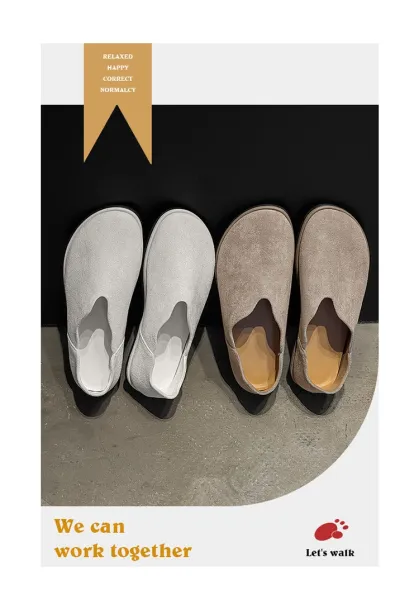 Design Slip-On Loafers White Textured Fabric Casual Shoes - 7