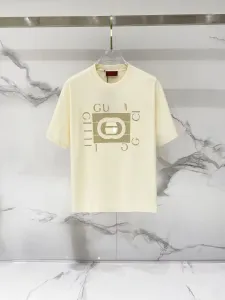 Gucci GG Camera Print Cream T-Shirt