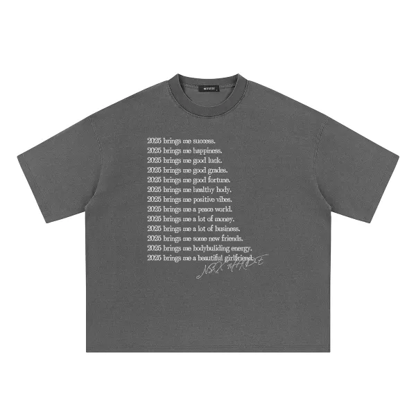 Design NOT SEXY 2025 Manifesto Gray T-Shirt T-Shirts - 1