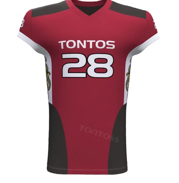 Design Custom Tontos 28 Cloud Print Football Jersey Blue Jersey - 23