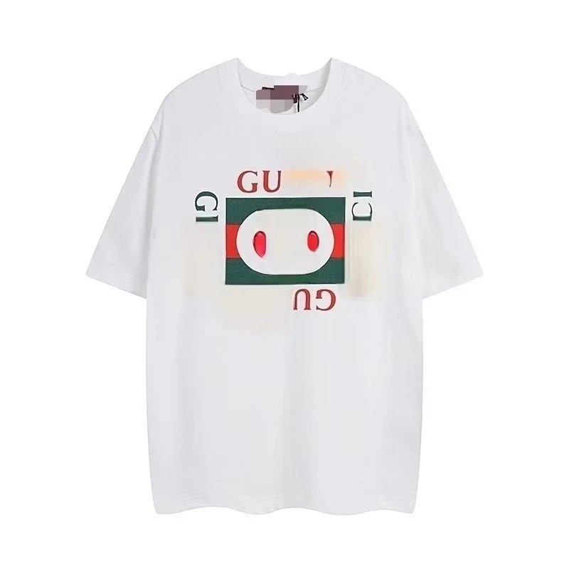 Gucci Graphic Print Oversized T-Shirt Navy - 18