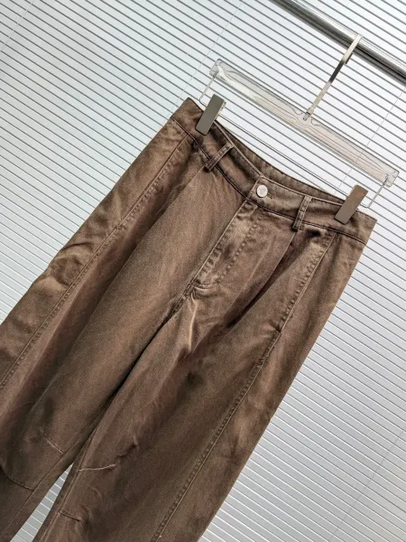 Design Wide-Leg Cargo Pants Brown - 6