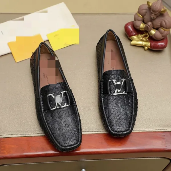 Louis Vuitton Monogram Velvet Loafers Black - 2