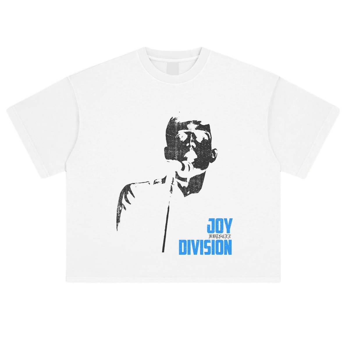 Design Joy Division Graphic Cropped T-Shirt Black T-Shirts - 12
