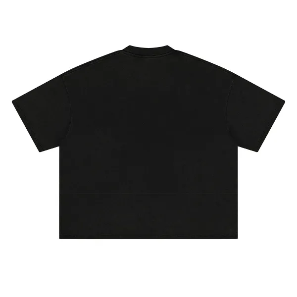 Design NOTGEXX Kanji Print Long Sleeve Tee Black T-Shirts - 17