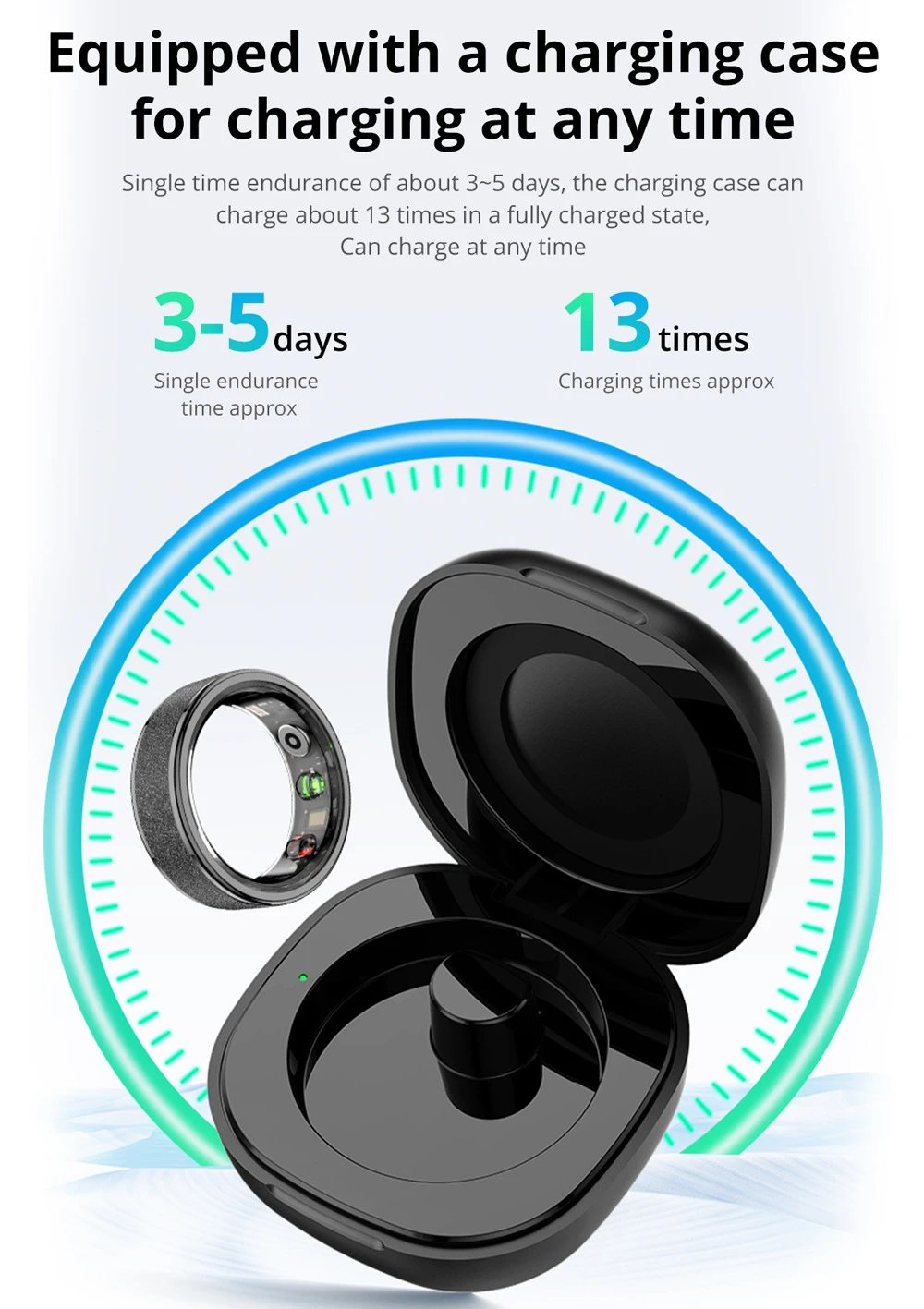 Design COLMi Smart Ring Black Smartwatch Smartwatches - 15