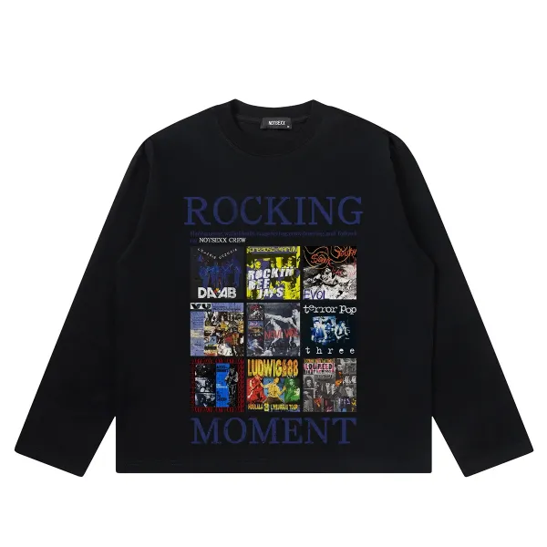 Design Rocking Moment Graphic T-Shirt White - 11