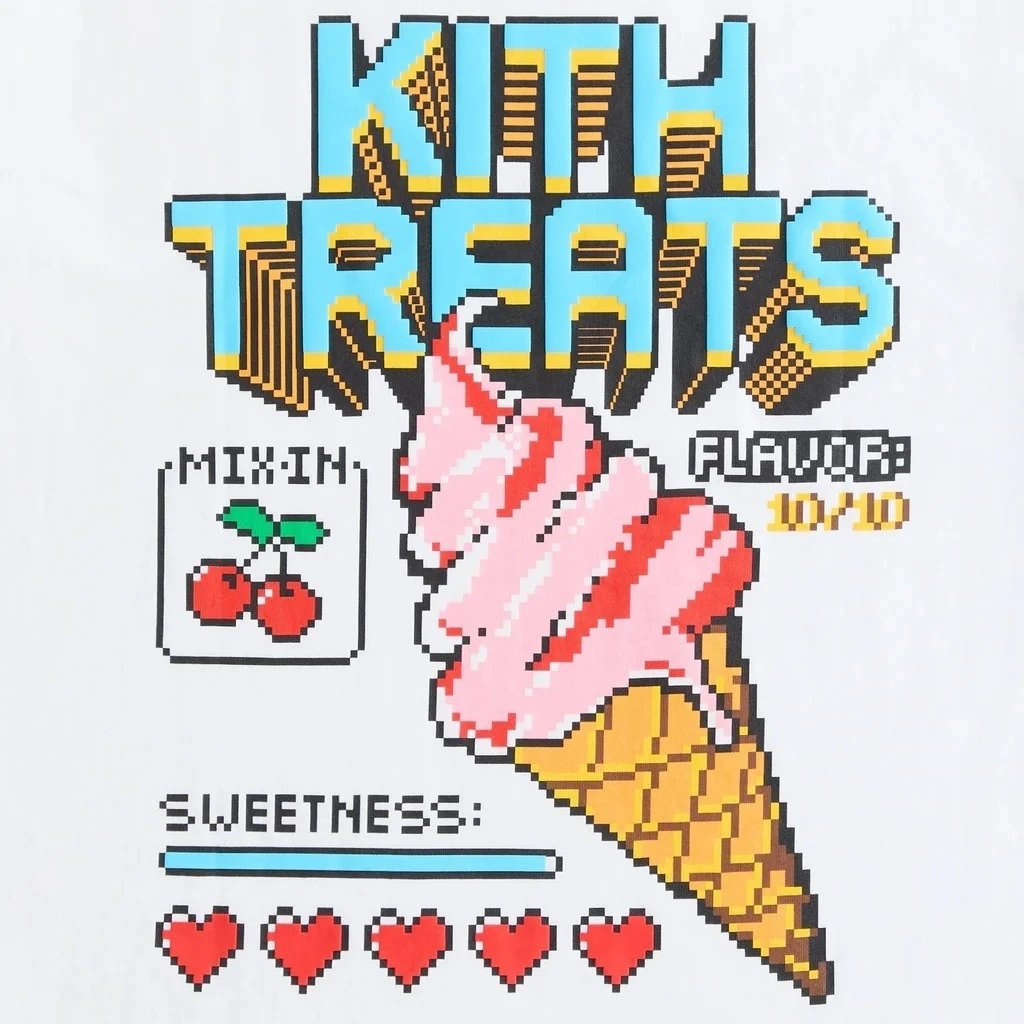 Kith x Disney Mickey Mouse Floral Embroidery White T-Shirt - 27