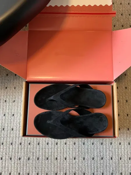 Jacquemus Les Tongs Jaune Suede Flip-Flops Slippers - 19