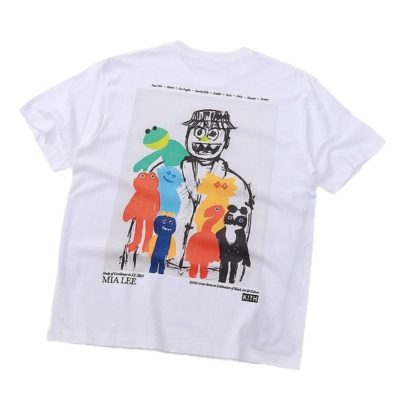 Kith White Graphic Print T-Shirt