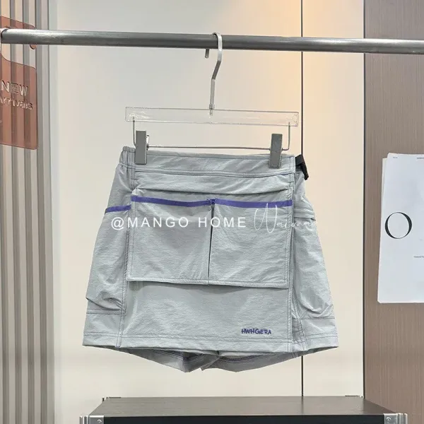 Design Hivngera Utility Shorts Navy Blue Shorts - 6