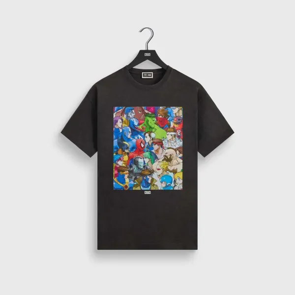 Kith x Marvel x Capcom Street Fighter Graphic T-Shirt Black - 13