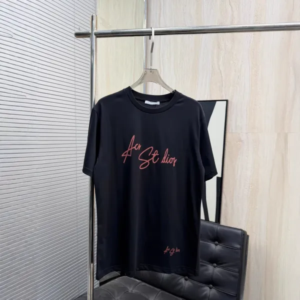 Acne Studios Script Logo White T-Shirt - 4