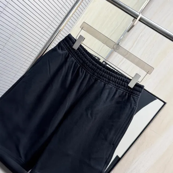 Design Classic Elastic Waist Shorts Black - 5