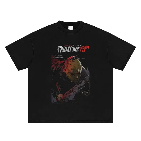 Design Friday the 13th Horror Graphic T-Shirt - 10