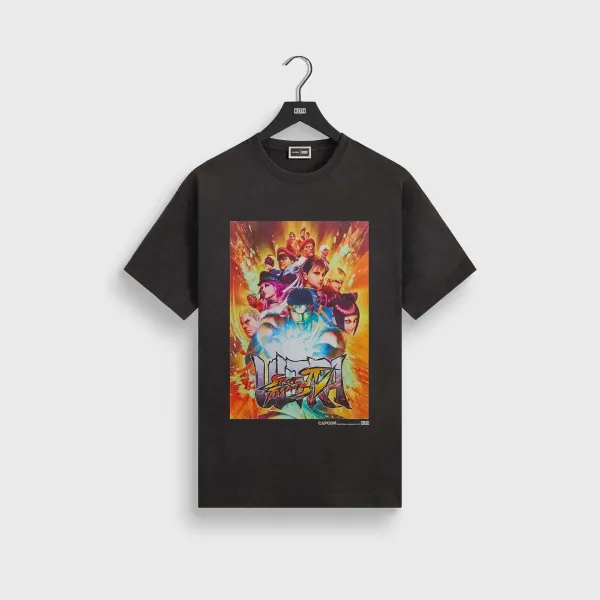 Kith x Capcom Street Fighter IV Graphic T-Shirt Black - 1