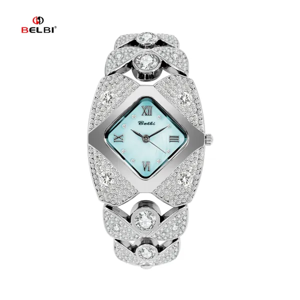Design BELBI Diamond-Encrusted Gold-Tone Quartz Watch Watches - 17