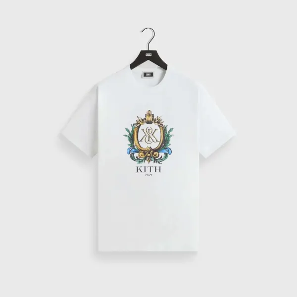 Kith Crest Logo White T-Shirt - 1