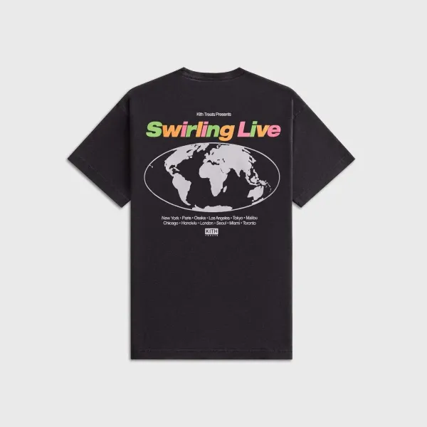 Kith Treats International World Tour 2025 Black T-Shirt - 17