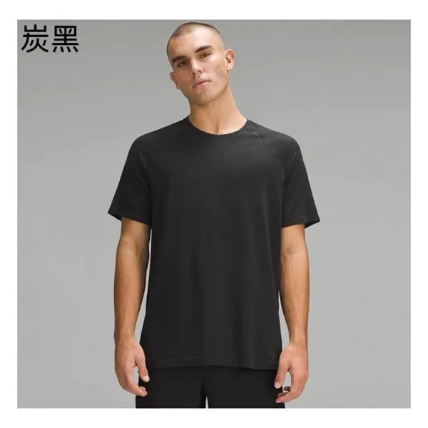 Design Textured Performance T-Shirt Gray - 6