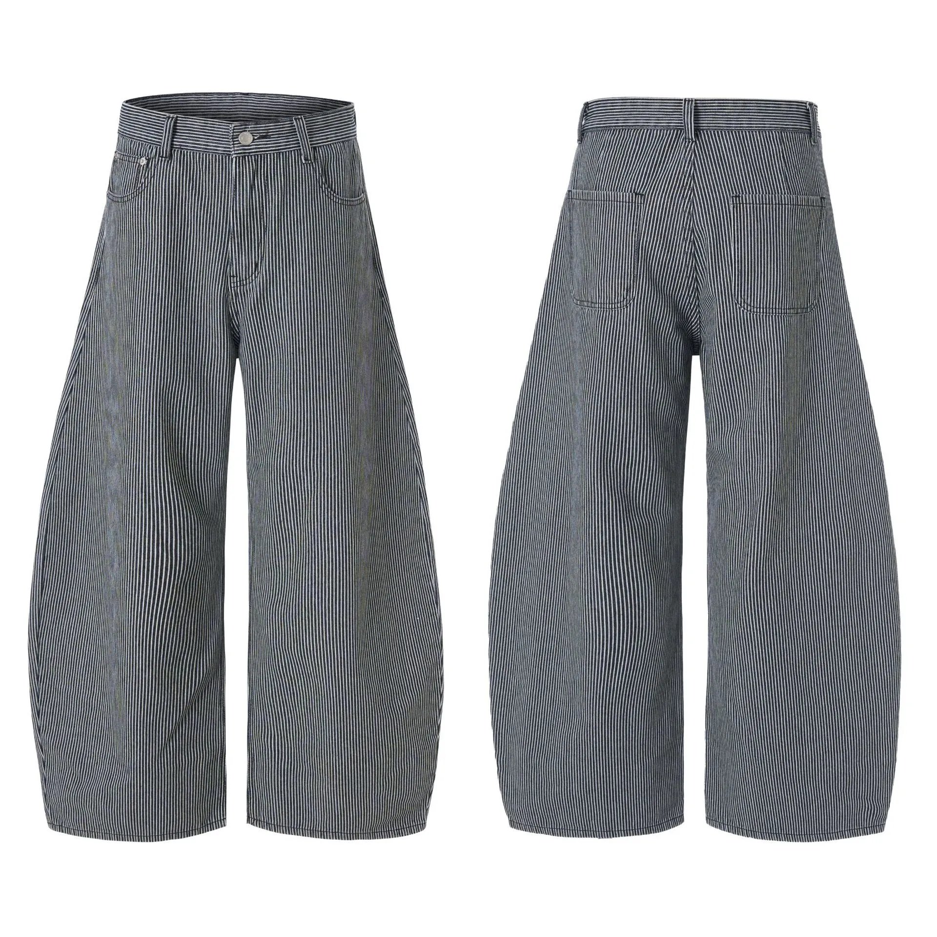Design Wide-Leg Cargo Pants Distressed Olive Brown - 32