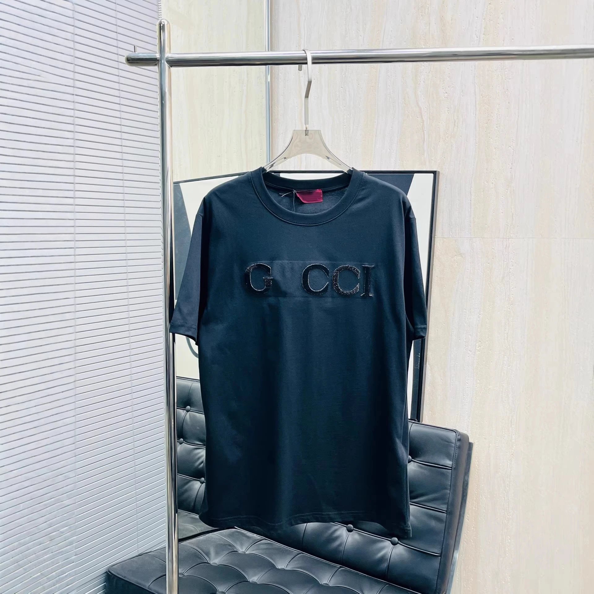 Gucci Logo Embroidered White Classic T-Shirt
