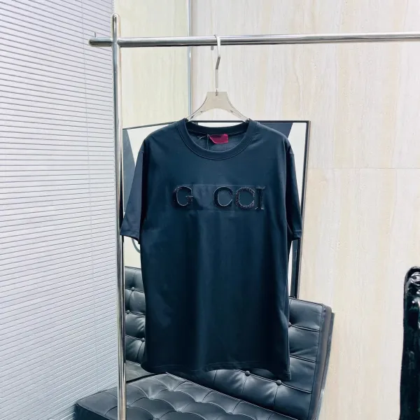 Gucci GG Embroidered White T-Shirt - 4
