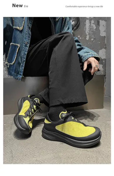 Design Chunky Mesh Sneakers in Off-White - 16