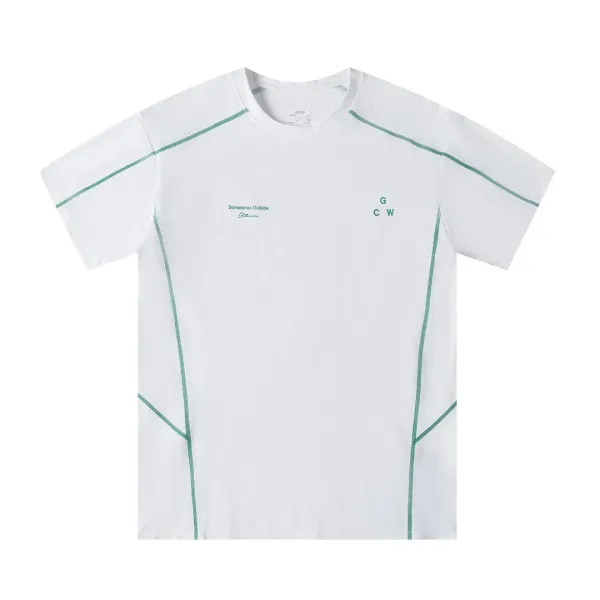 GCDS Sometimes Outside Technical T-Shirt Gray - 9