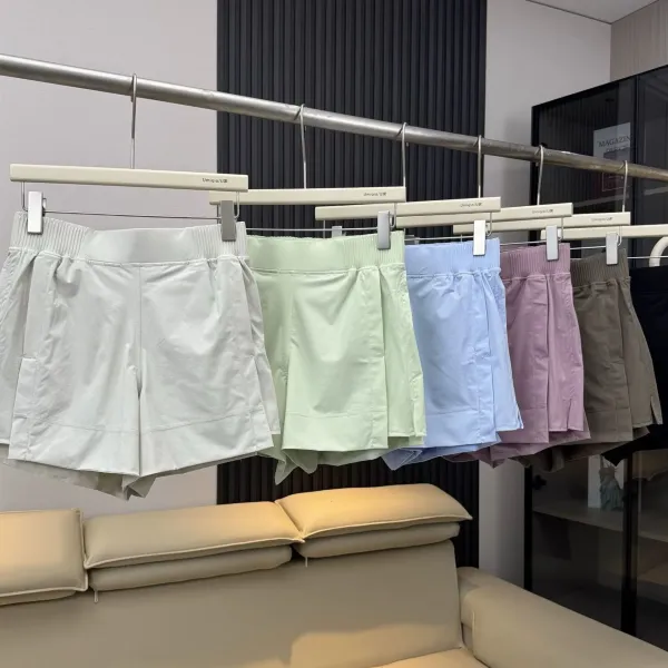 Design Umigio / U Pleated Waist Shorts Lavender Shorts - 17