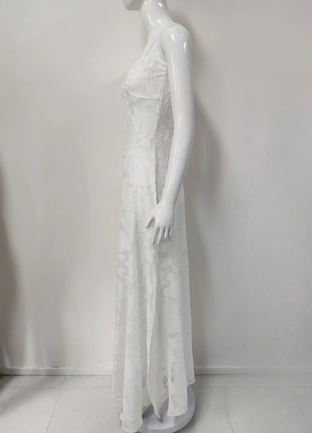 Design Lace Maxi Dress Black - 37
