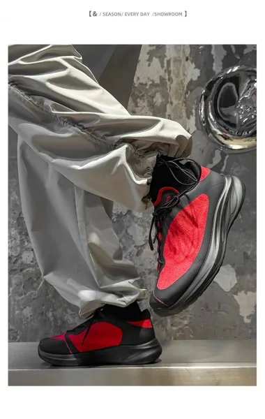 Design Chunky Mesh Sneakers in Off-White - 20