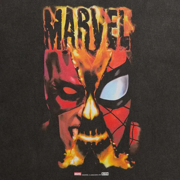 Kith x Marvel x Capcom Street Fighter Graphic T-Shirt Black - 8