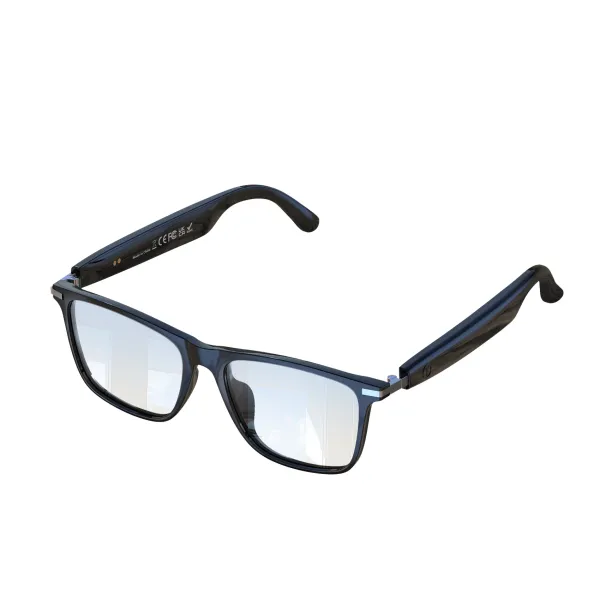 Design Rectangular Frame Black Optical Glasses Eyewear - 1