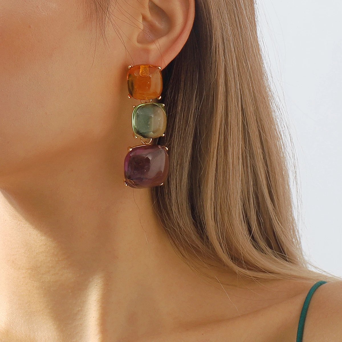 Design Abstract Two-Tone Choker Necklace Jewelry - 25