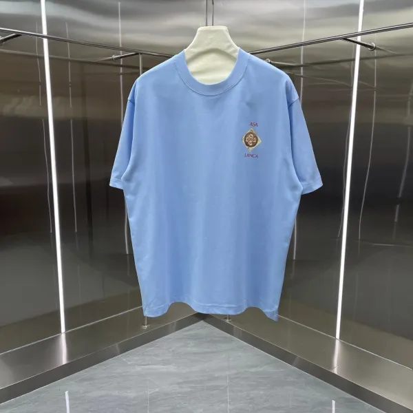 Design ASA x LANCA Graphic Print Light Blue T-Shirt T-Shirts - 7