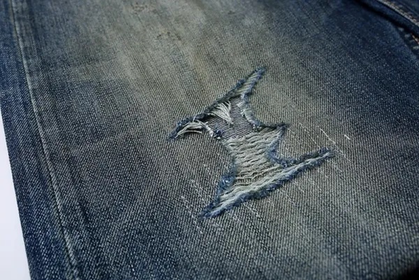 Carhartt Work In Progress Distressed Gray Denim Pants Jeans - 23
