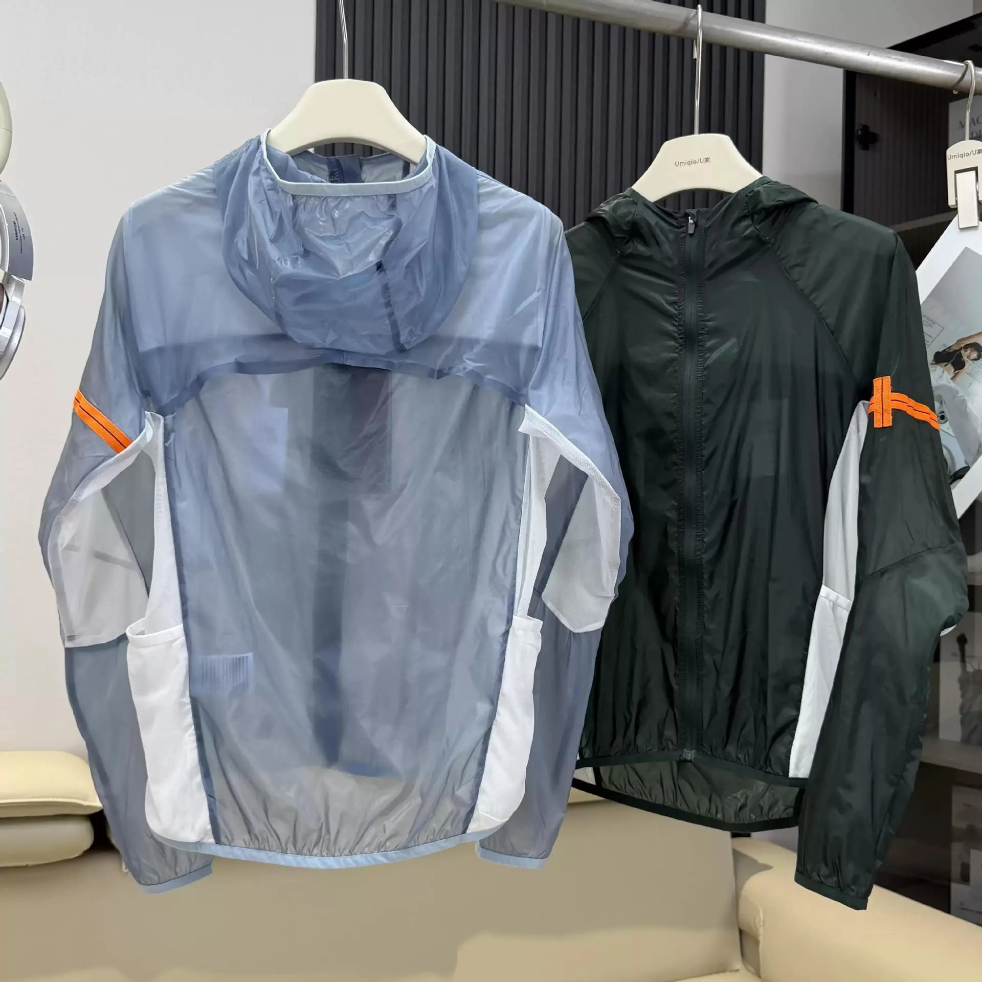 C.P. Company Goggle Jacket Transparent Blue Windbreaker Outerwear - 2