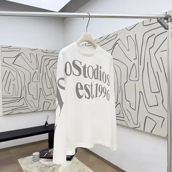 Design OStudios Est.1996 Long Sleeve T-Shirt White T-Shirts - 6