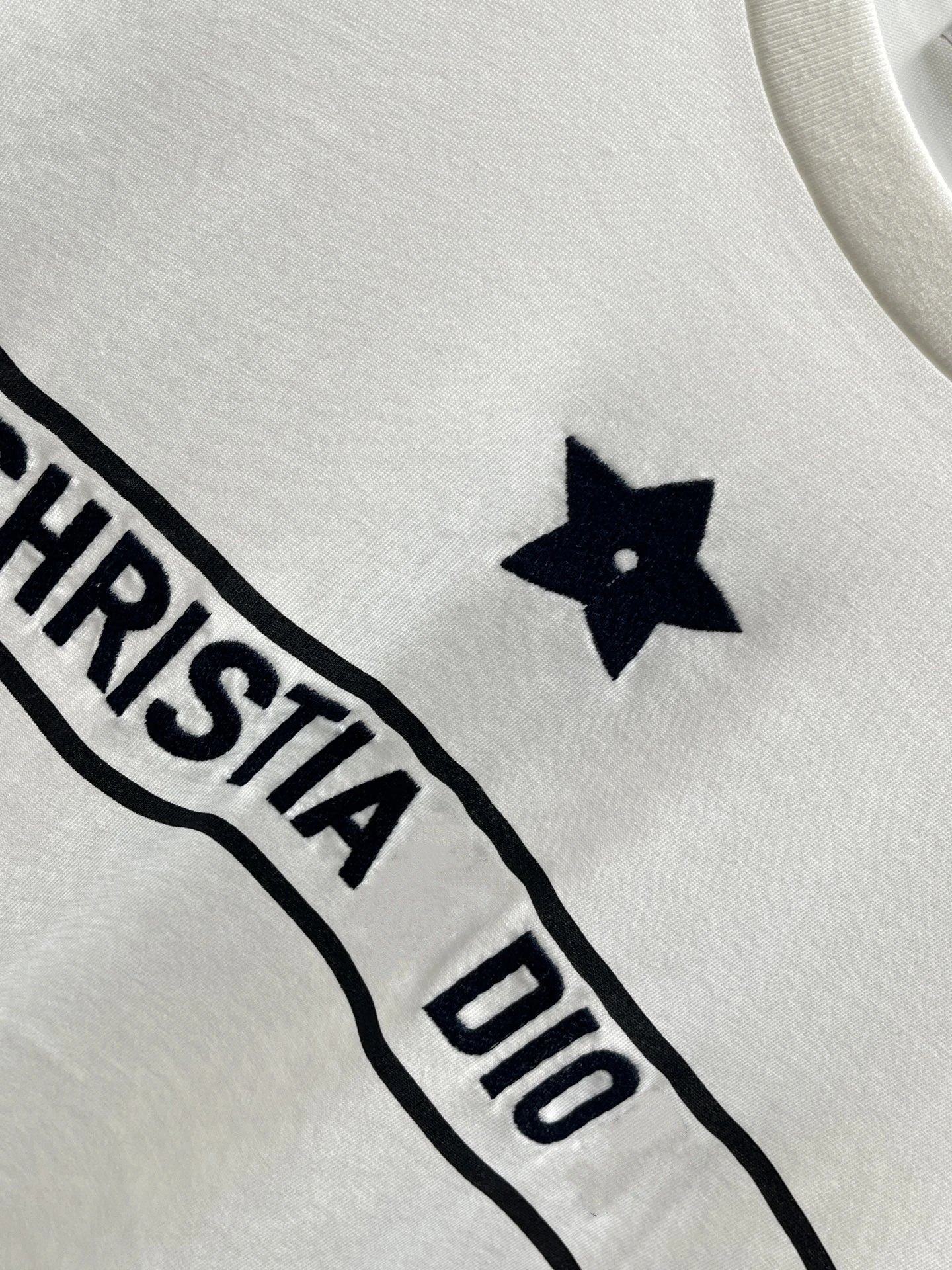 Dior Christia Dio Star Long-Sleeve T-Shirt White - 13