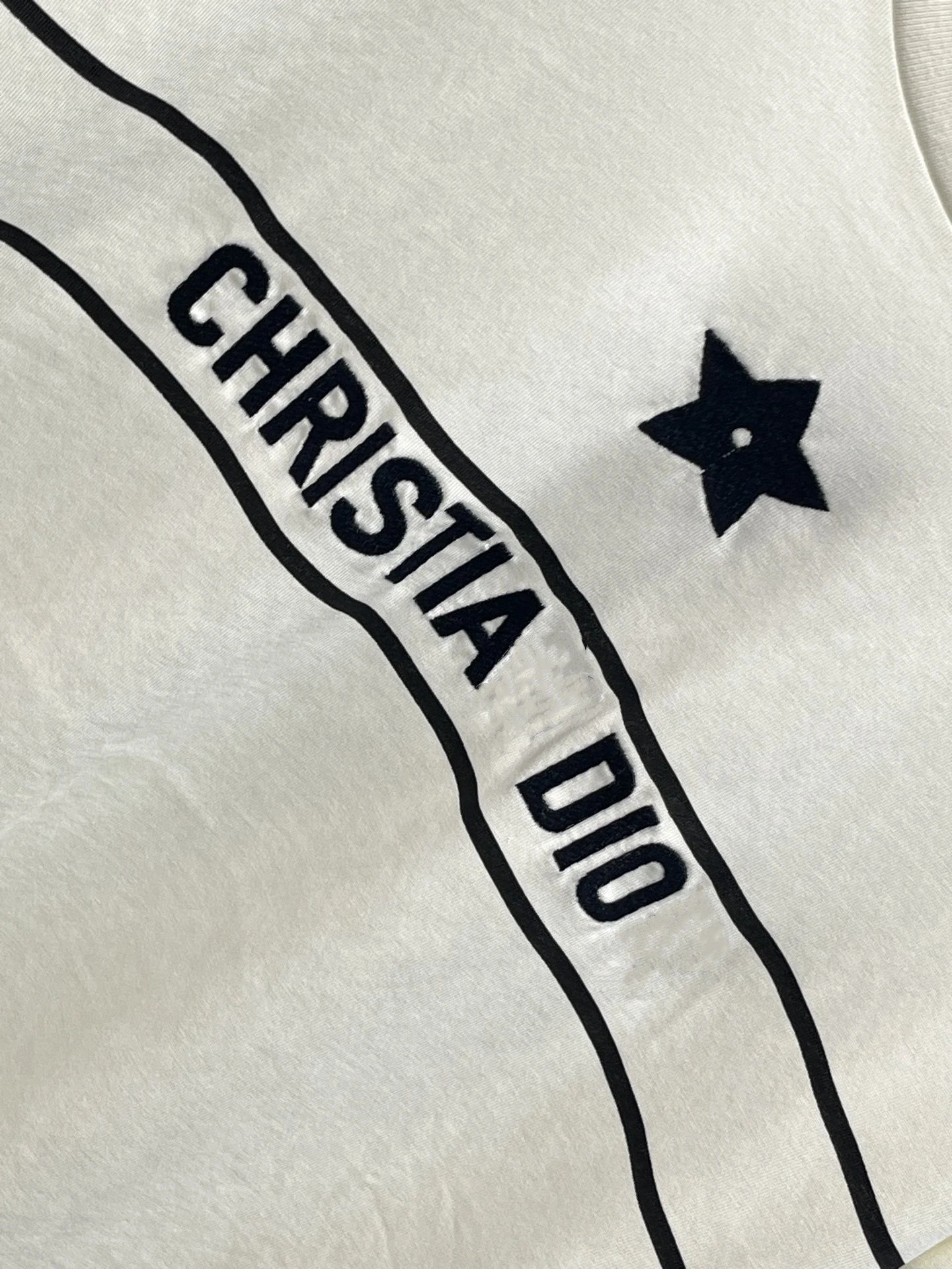 Dior Christia Dio Star Long-Sleeve T-Shirt White - 15