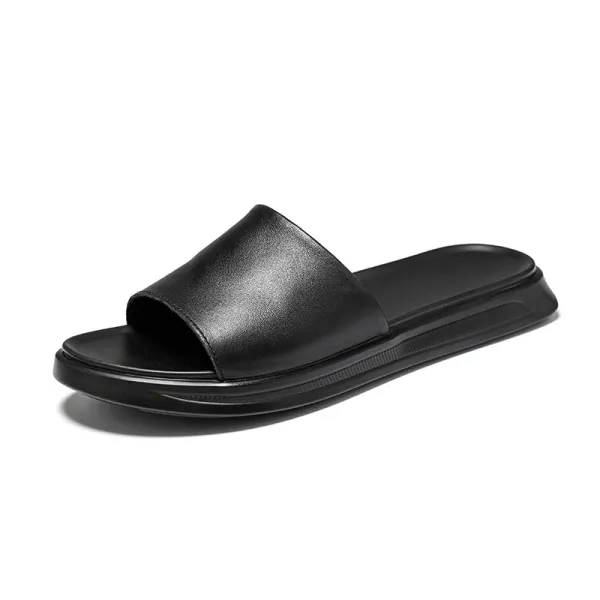 Design Slide Sandal Black Slippers - 1