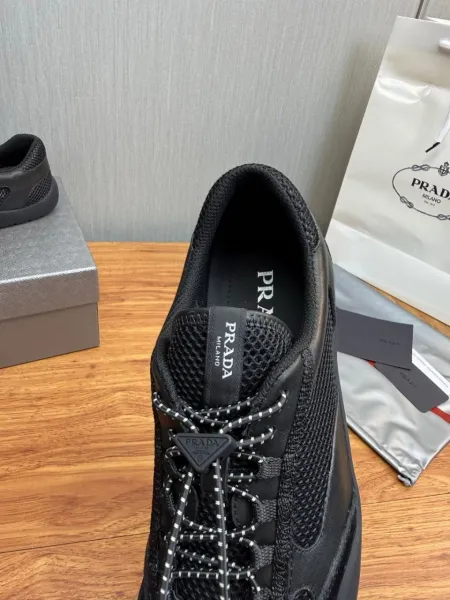 Prada Re-Nylon Mesh Sneakers Army Green - 16